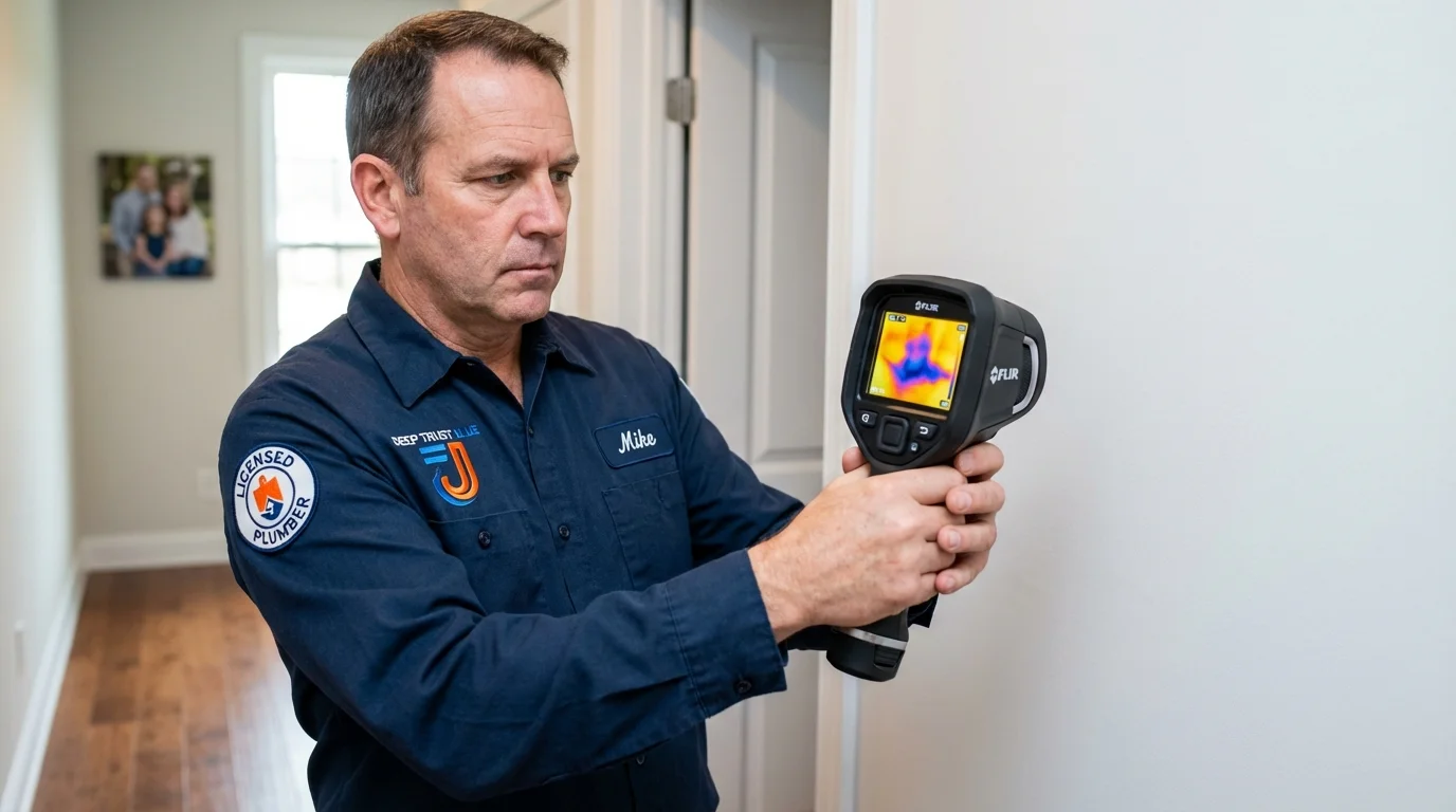 Thermal imaging leak detection by Johns Plumbing LLC in Toa Alta